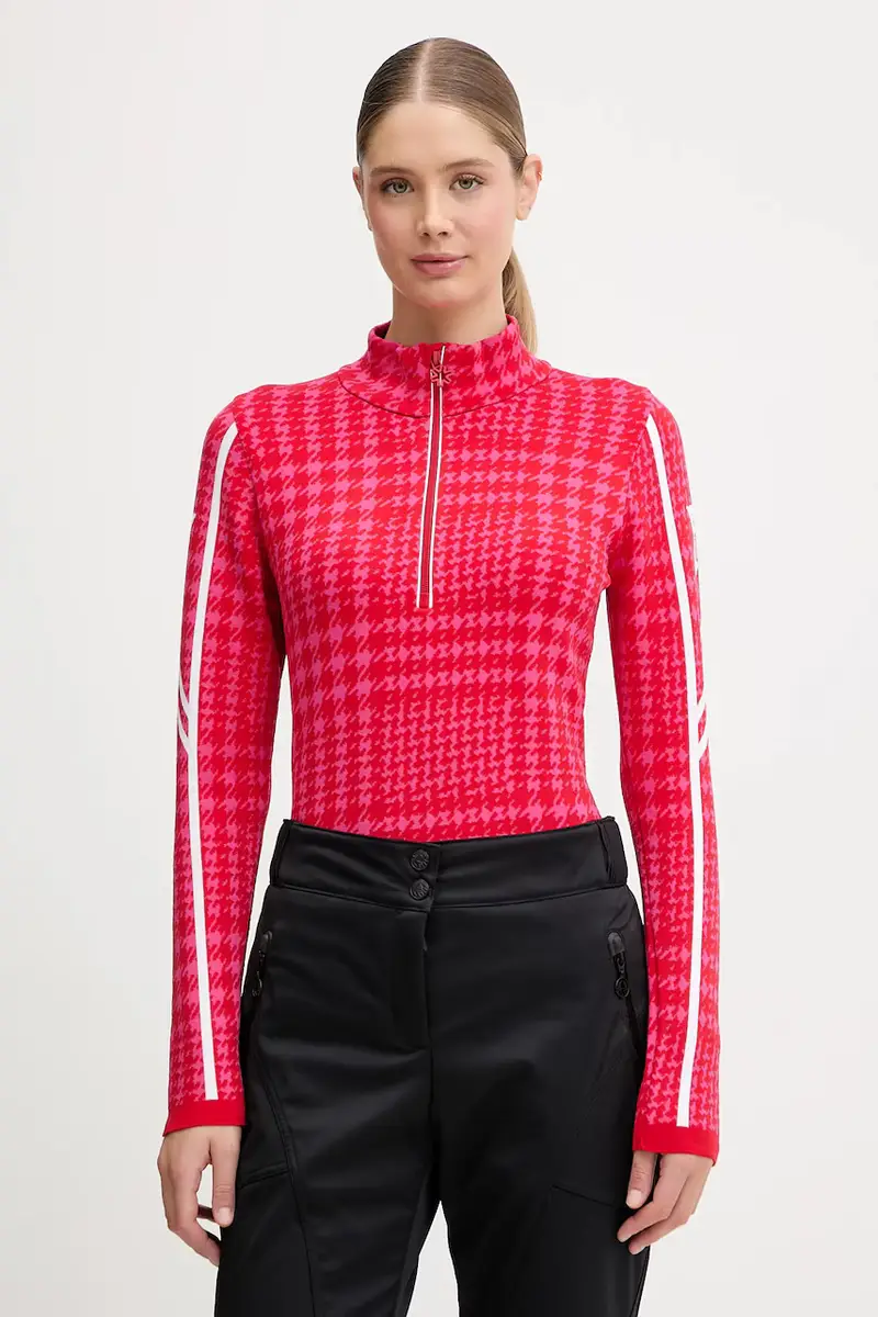 longsleeve funzionale LADY T-NECK Rosso