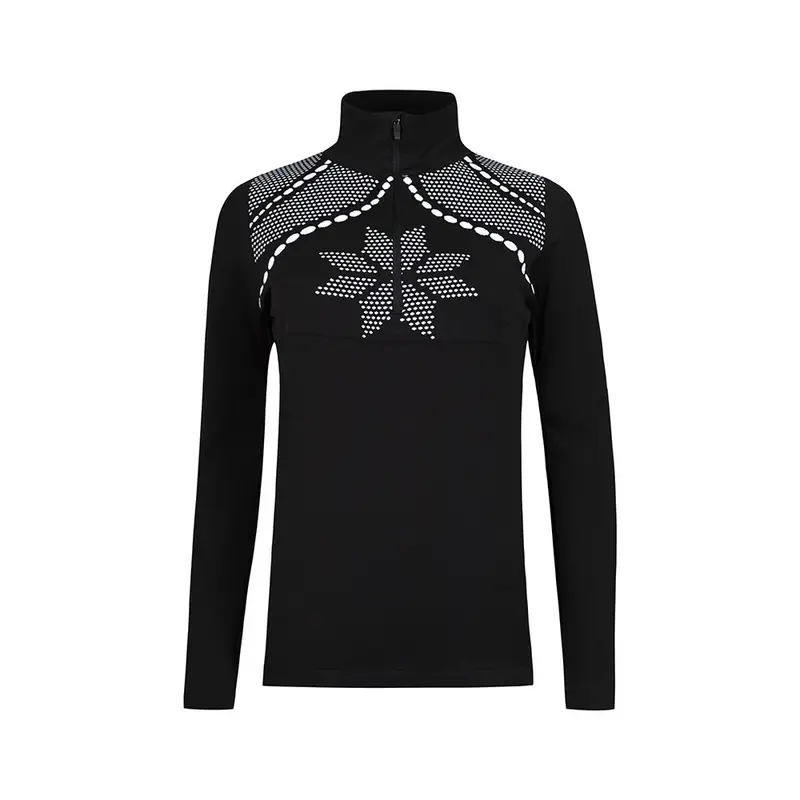 Maglia Da Sci Mezza Cerniera Maia Nero Donna L