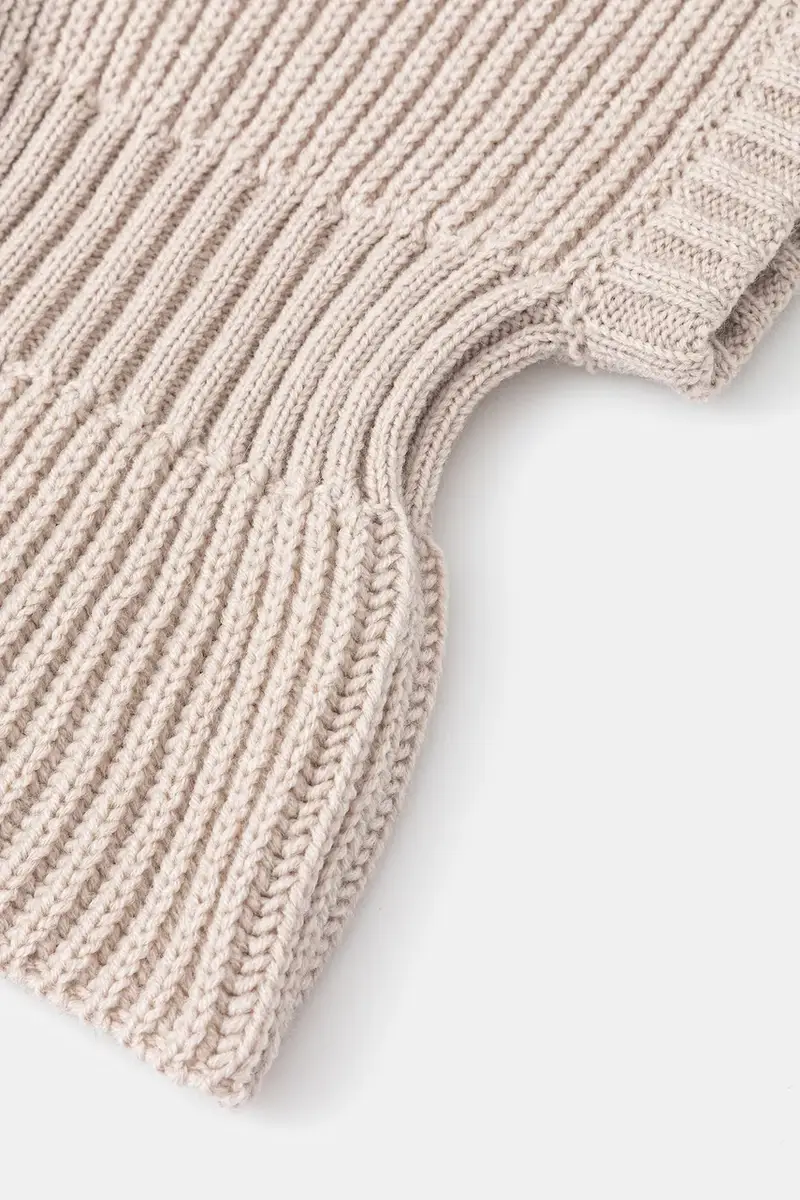 passamontagna con lana BALACLAVA CAP Beige miniatura 3