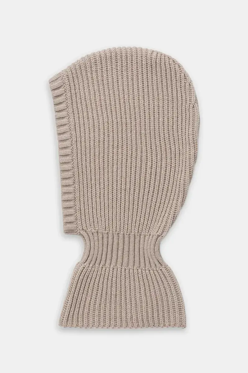 passamontagna con lana BALACLAVA CAP Beige