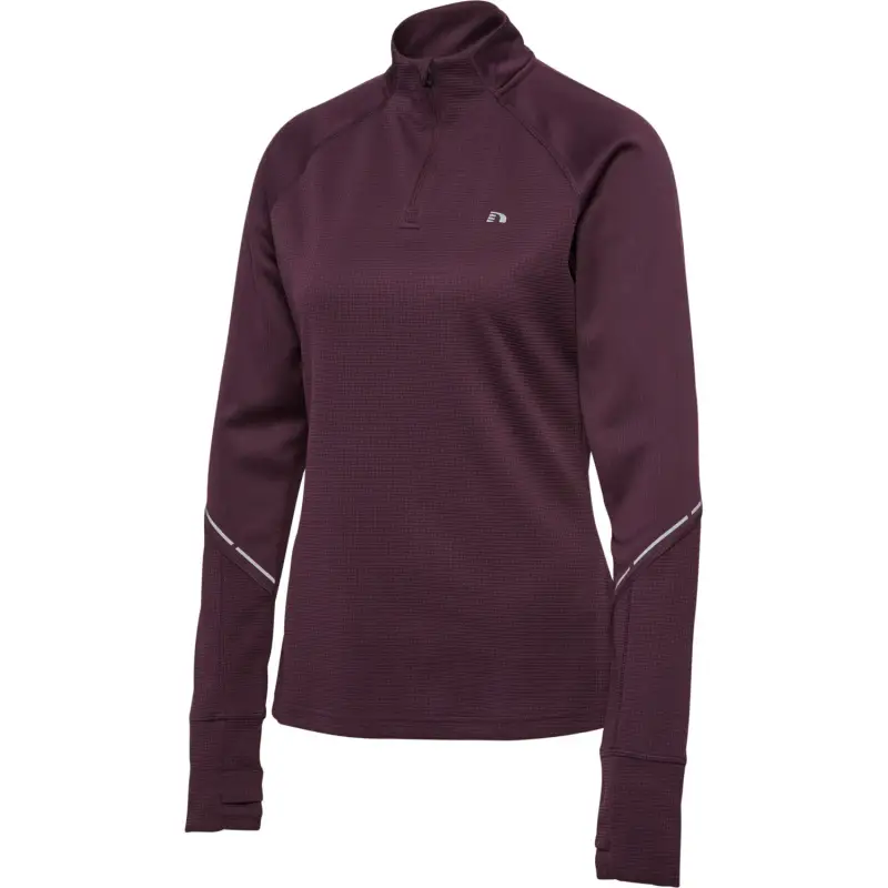 Felpa con cerniera a metà da donna Newline Power