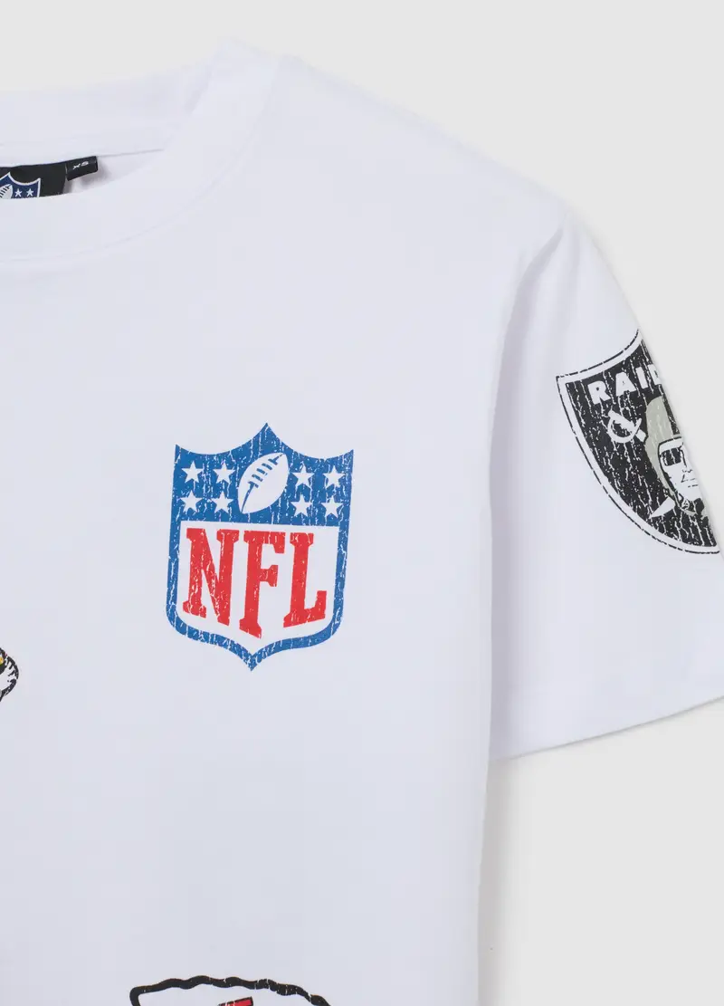NFL T-shirt Donna Bianco 3741016 miniatura 2
