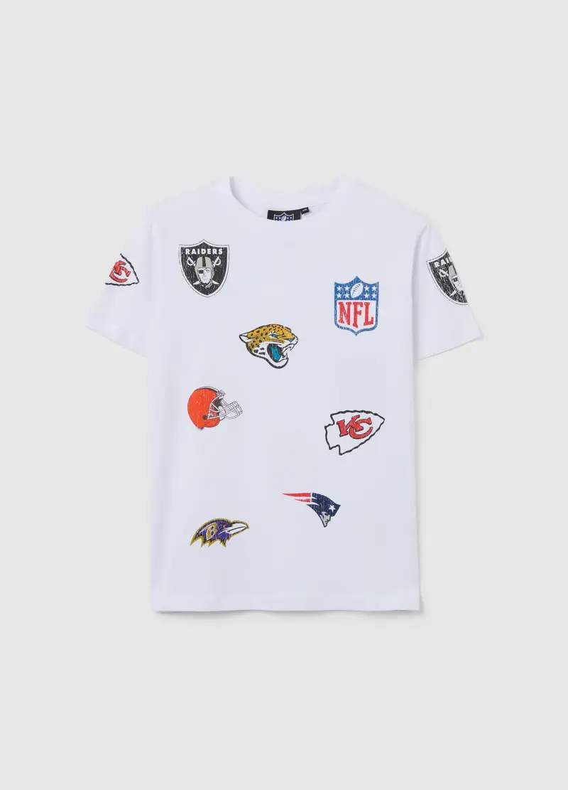 NFL T-shirt Donna Bianco 3741016