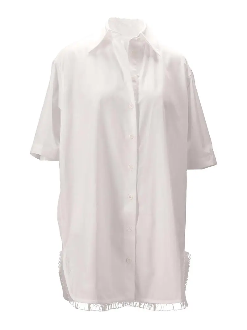 Camicia a maniche corte Douglas Bianco