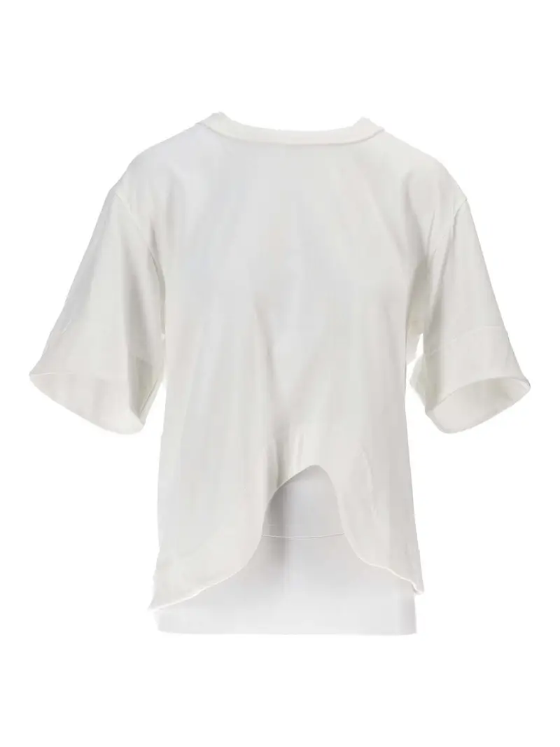 ONDA TEE - Cotton Jersey Bianco