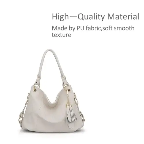 NICOLE & DORIS Borsa Donna Borse a Spalla Grande Borse a Tracolla Elegante Borse Tote Leggera Borsetta Pelle Morbida miniatura 3