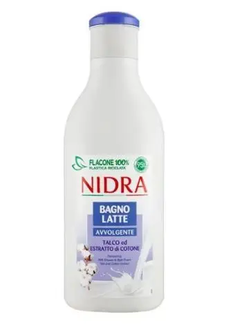 Bagno Latte Avvolgente Talco Ed Estratto Di Cotone 750 Ml