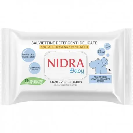 Salviette Detergenti Delicate Mani, Viso, Cambio 72 Pezzi