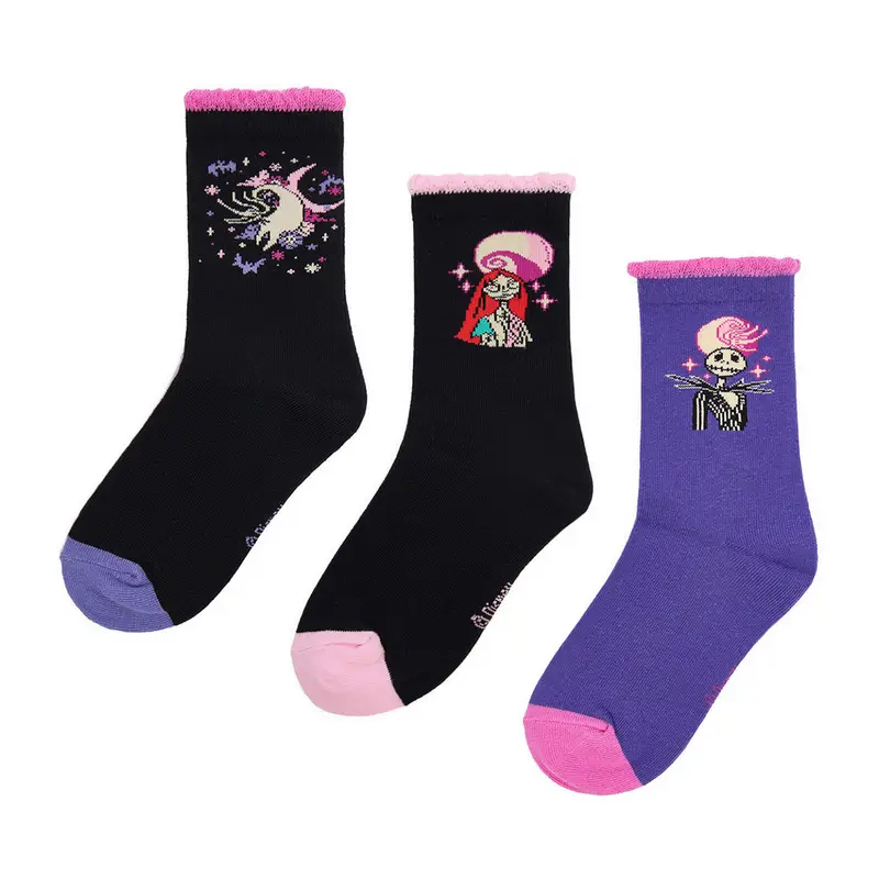 Calzini corti NIGHTMARE BEFORE CHRISTMAS CEO-ACCCS-AW25-335NBC(3-PACK) Nero