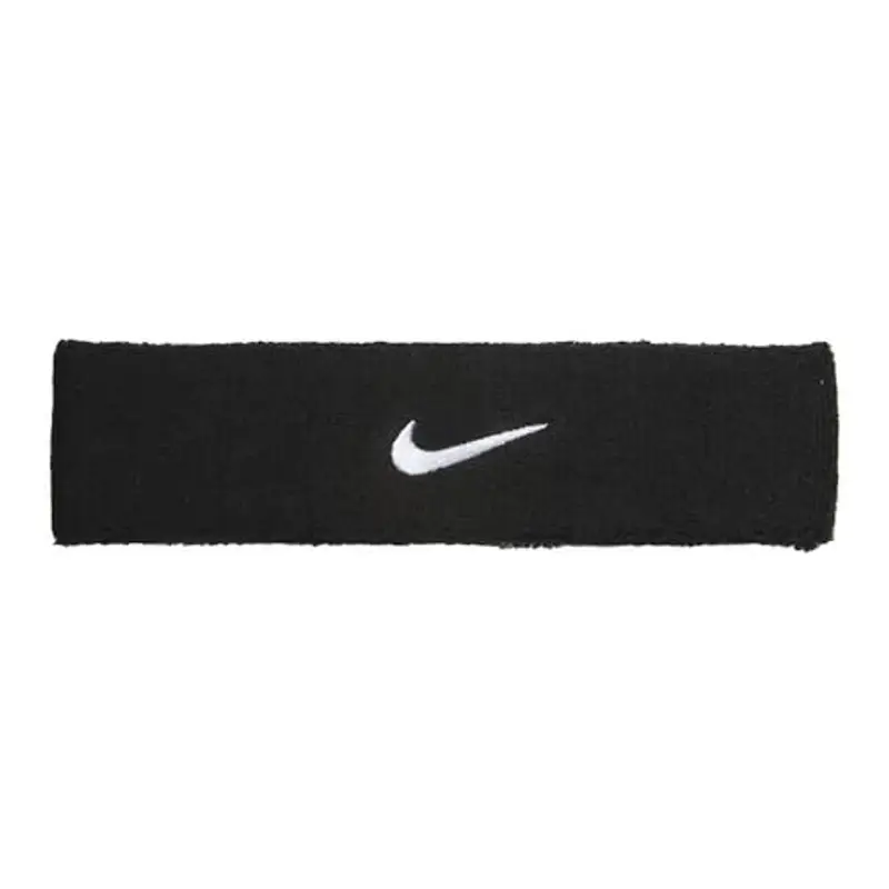 Nike 9381/3 Swoosh Headbands, Stirnband Donna, White/Black, Taglia unica miniatura 2