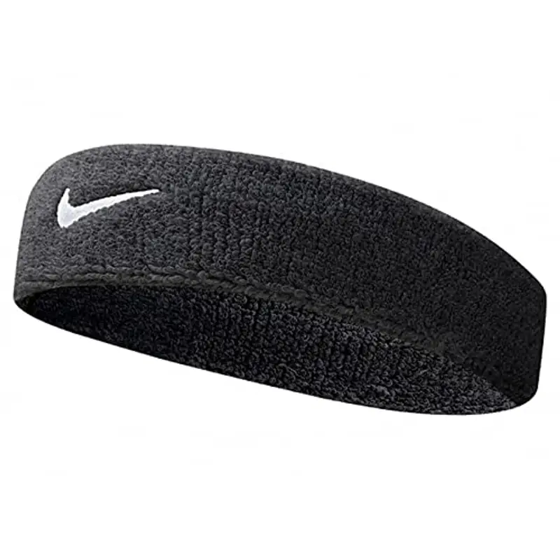 NIKE Swoosh Headbands Black Taglia Unica