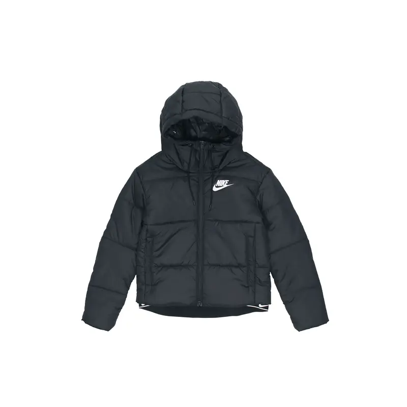 Abbigliamento sportivo Giacca con cappuccio Cappotto di cotone Inverno Giubbotti da donna Nero CV8668-010 M