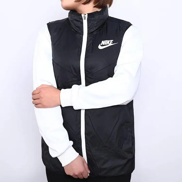 Nike Gilet Donna Nero 3881843 miniatura 2