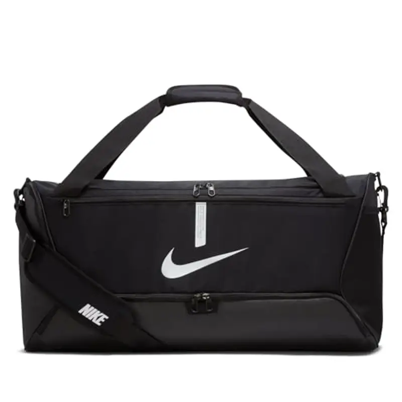 Nike Academy, Borse Sportive Unisex Adulto, Black/Black/White, Taglia unica