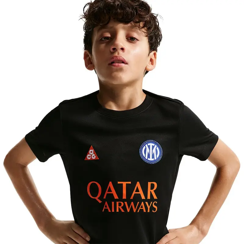 Academy Pro Maglia Maniche Corte Pre-Match Blu Arancio Bambino L