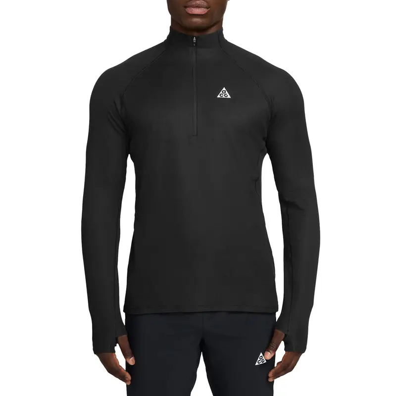 MAGLIA 1/2 ZIP MANICA LUNGA ACG TRAIL MIDLAYER Nero