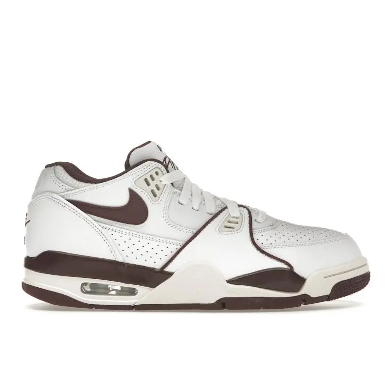 Air Flight 89 Low Burgundy Crush Scarpe da Ginnastica da Uomo Bianco Phantom FQ8256-100 40