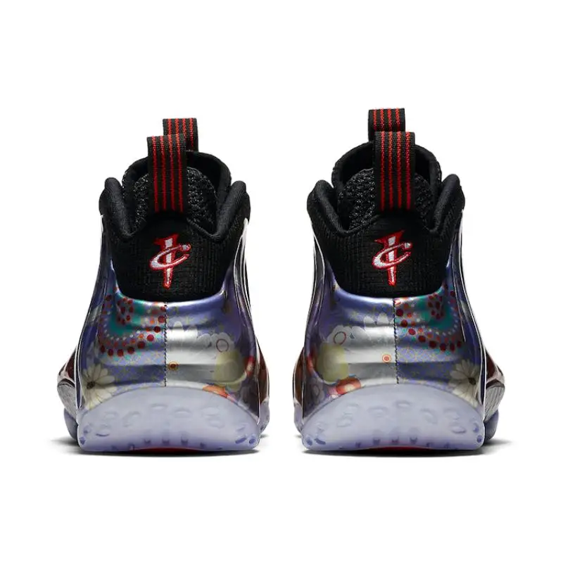 Nike Sneakers Air Foamposite One CNY 2018 nere e blu miniatura 5
