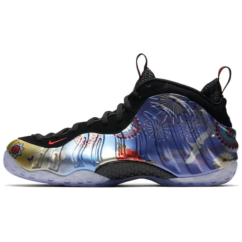 Nike Sneakers Air Foamposite One CNY 2018 nere e blu