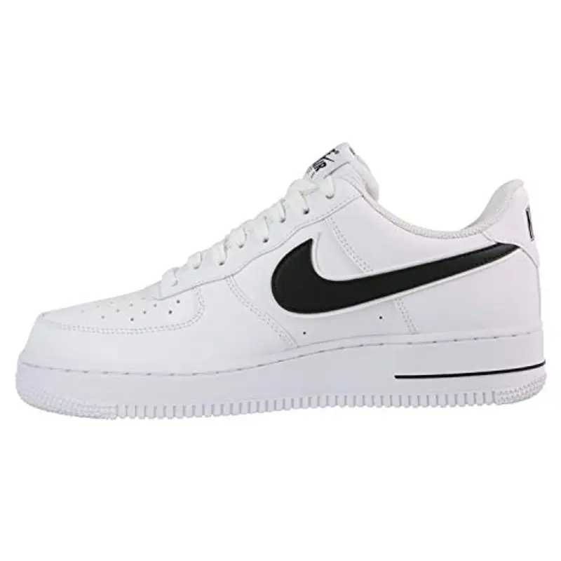 Nike Air Force 1 '07 3, Scarpe da Basket Uomo, Bianco (White/Black 101)), 42 EU miniatura 3