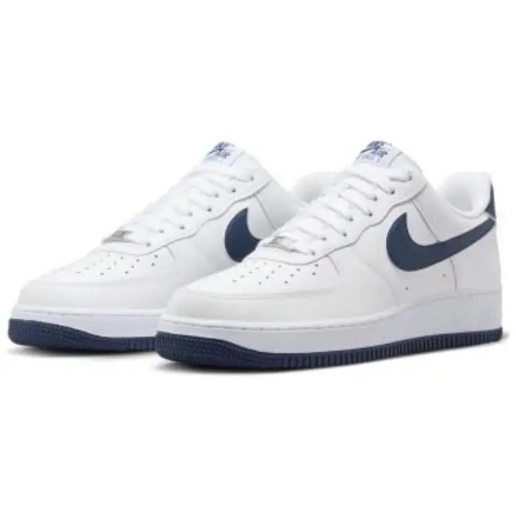 Air Force 1 07 Bianco Blu Notte 2024 Sneakers FJ4146-104 39 miniatura 4