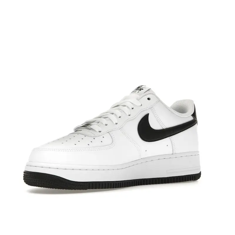 Air Force 1 07 Bianco Suola Nera Sneakers da Uomo FQ4296-101 42 miniatura 4