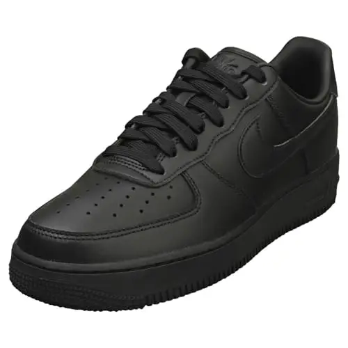 Nike Air Force 1 '07 Fresh, Sneaker Uomo, Black Anthracite Black Black, 36.5 EU