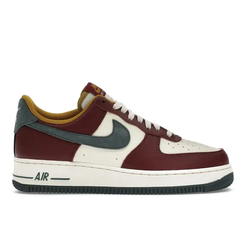 Air Force 1 07 LV8 Dark Team Red Vintage Green Men Sneakers Coconut-Milk Bronzine HQ3612-113 44