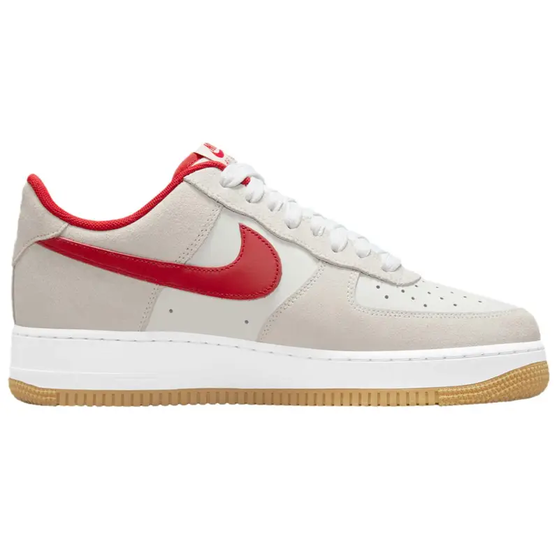 Air Force 1 07 LV8 Photon Dust Varsity Red Sneakers Unisex Bianche Summit-White Giallo Gomma IB6388-101 40 miniatura 4