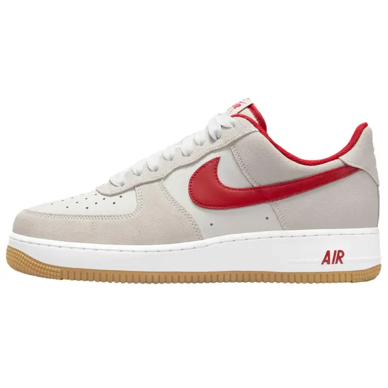 Air Force 1 07 LV8 Photon Dust Varsity Red Sneakers Unisex Bianche Summit-White Giallo Gomma IB6388-101 42