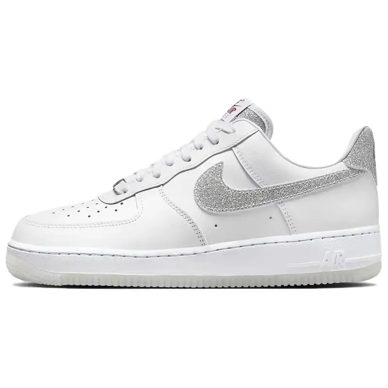 Air Force 1 07 LX Glitter Swoosh Scarpe da Ginnastica da Donna Bianco Grigio Freddo Multicolore HQ3461-191 43