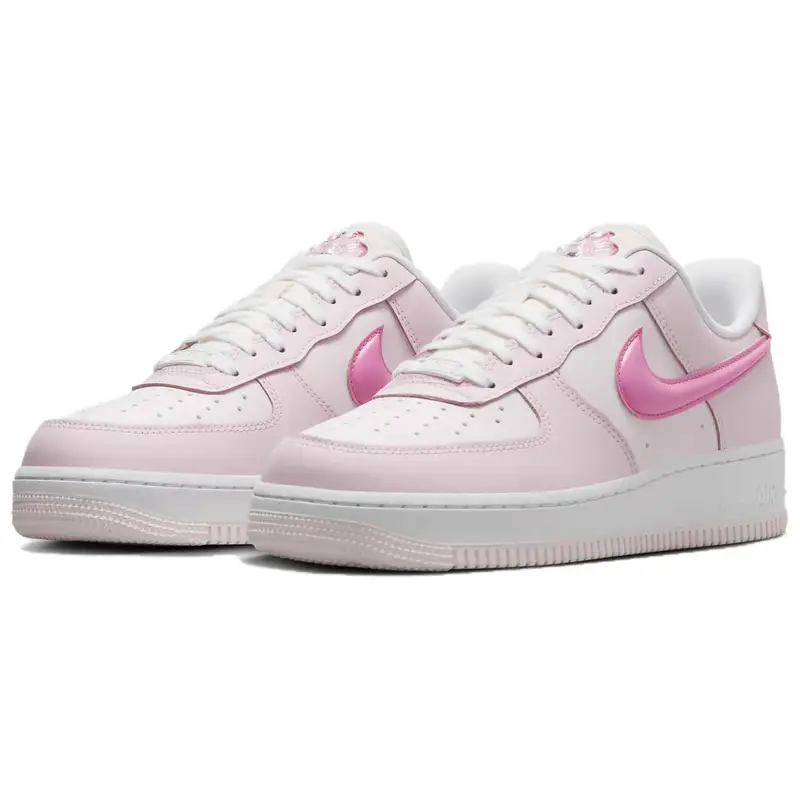 Air Force 1 07 LX Impronta di Zampa Sneakers da Donna Perla Rosa-Rosa Bianco HM3696-661 35 5 miniatura 3