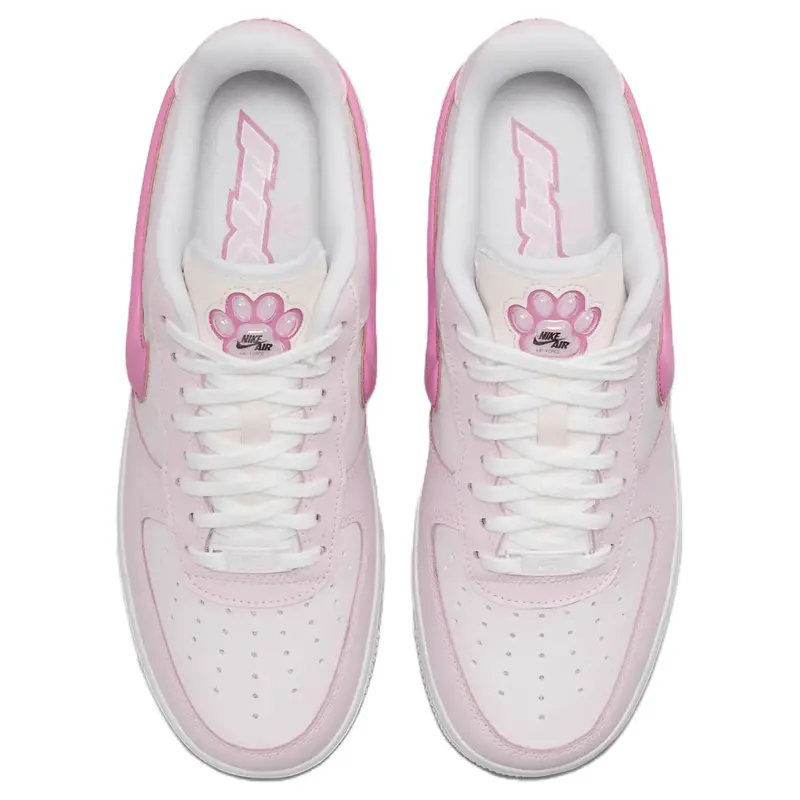 Air Force 1 07 LX Impronta di Zampa Sneakers da Donna Perla Rosa-Rosa Bianco HM3696-661 35 5 miniatura 4