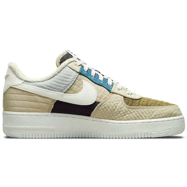 Air Force 1 07 LX Toasty - Brown Kelp Sneakers da Uomo Rattan Cave-Purple Sail DC8744-301 40 5 miniatura 5