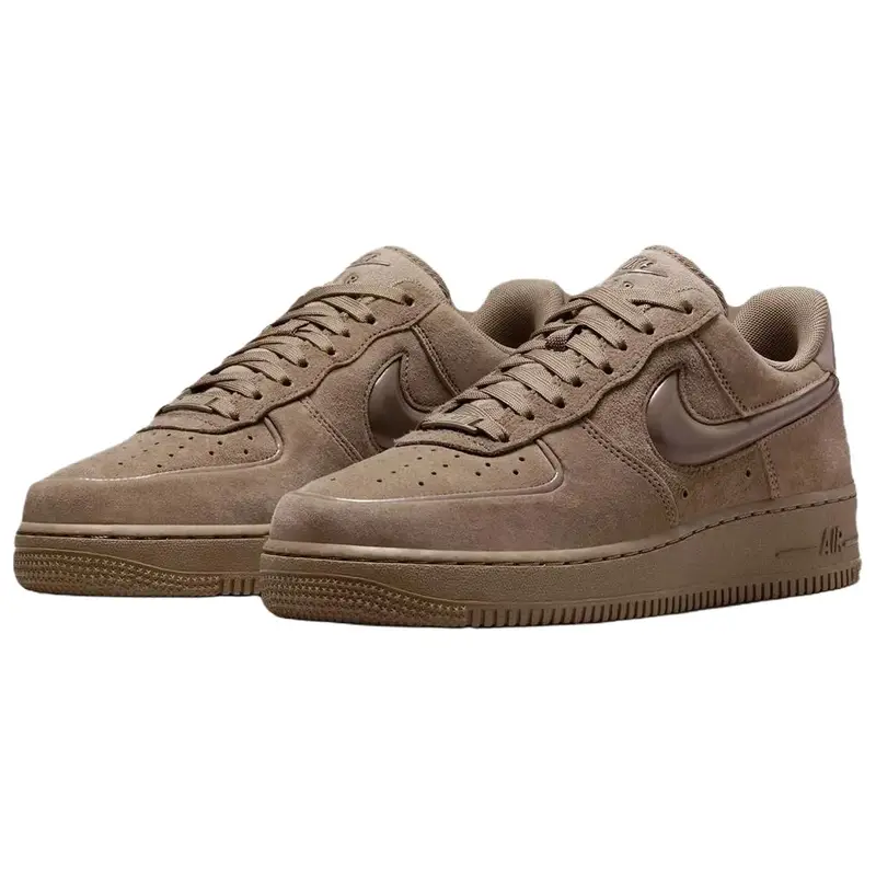 Air Force 1 07 Marrone Visone Nero Sneakers da Donna HV4406-200 44 miniatura 2