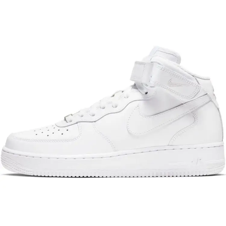Air Force 1 07 Mid Triple White Sneakers da Donna DD9625-100 42