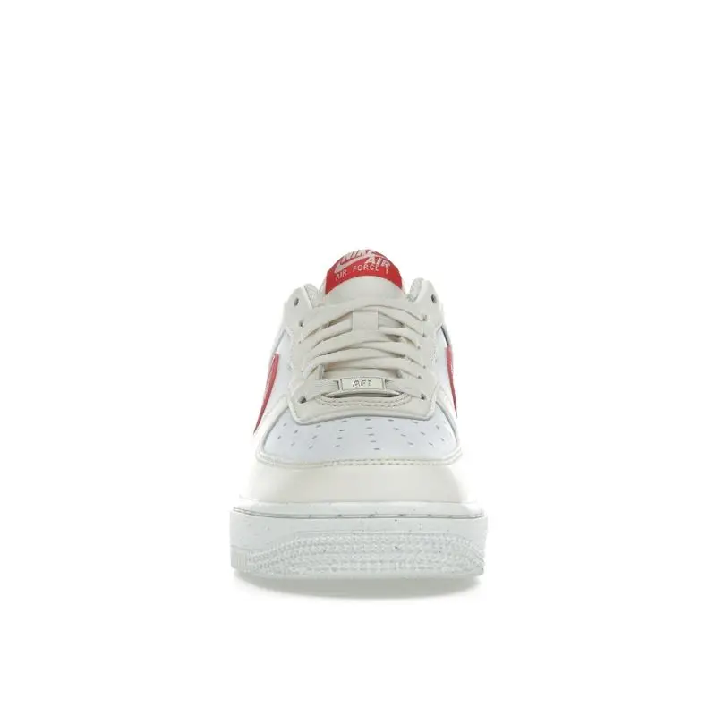 Air Force 1 07 Next Nature Avorio Pallido Rosso Università Sneakers da Donna Crema Vela DC9486-109 38 5 miniatura 4