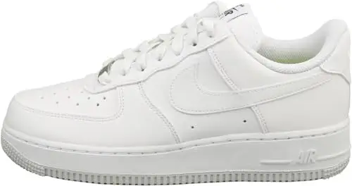Nike Air Force 1 '07 Next Nature, Sneaker Donna, White White White Black Metallic Silver, 42 EU