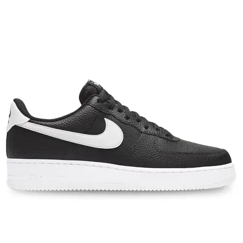 NIKE Air Force 1 '07, Scarpe Uomo, Black White, 46 EU miniatura 2