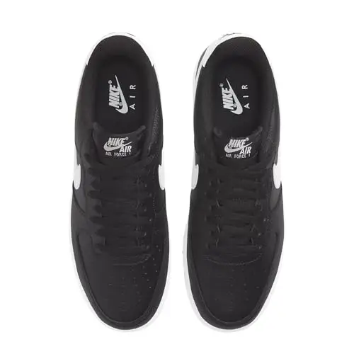 NIKE Air Force 1 '07, Scarpe Uomo, Black White, 46 EU miniatura 3