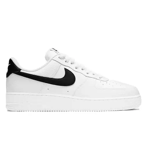 NIKE Air Force 1 '07, Scarpe Uomo, White Black 100, 43 EU miniatura 3