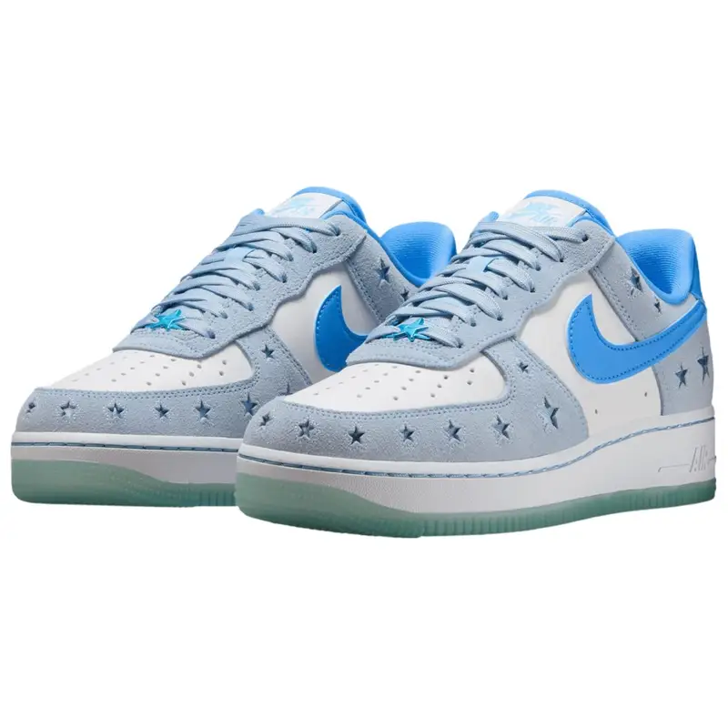 Air Force 1 07 Starstruck Sneakers da Donna Blu Ghiaccio-Blu Bianco HQ8051-400 37 5 miniatura 2
