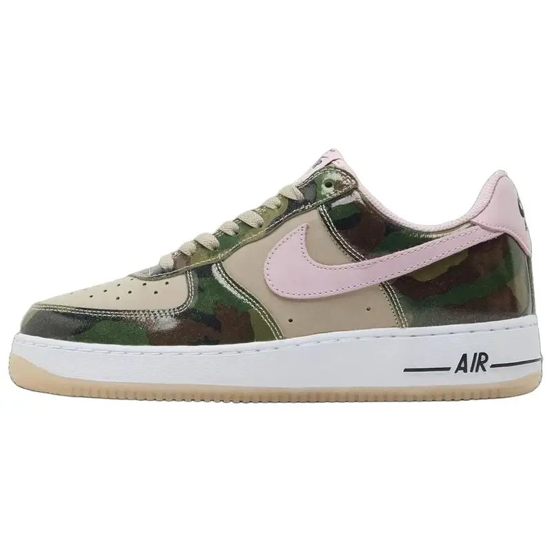 Air Force 1 Low Patent Camo Scarpe da Ginnastica da Uomo Verde Multicolor Cachi HQ1967-200 46