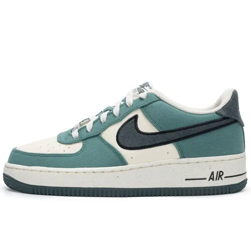 Air Force 1 LV8 GS Pacchetto Scarabocchi da Quaderno - Sneakers Verde Vintage per Bambini Cocco-Latte Bicoastal Gomma Marrone Scuro FN4731-100 36 5