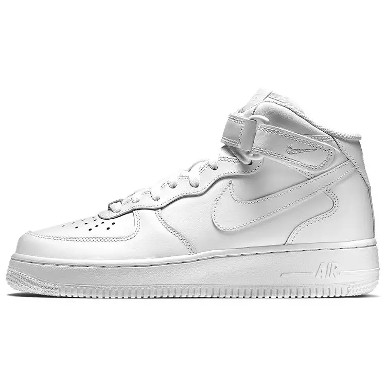 Air Force 1 Mid 07 Pelle Triplo Bianco Sneakers da Donna 366731-100 39