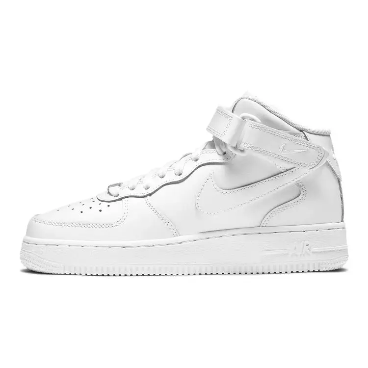 Nike Sneakers Mid Air Force 1 Triple bianco per Bambini