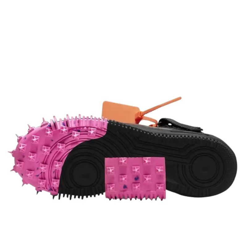 Air Force 1 Mid Off-White Trasparente Nero EU 43 nero miniatura 3