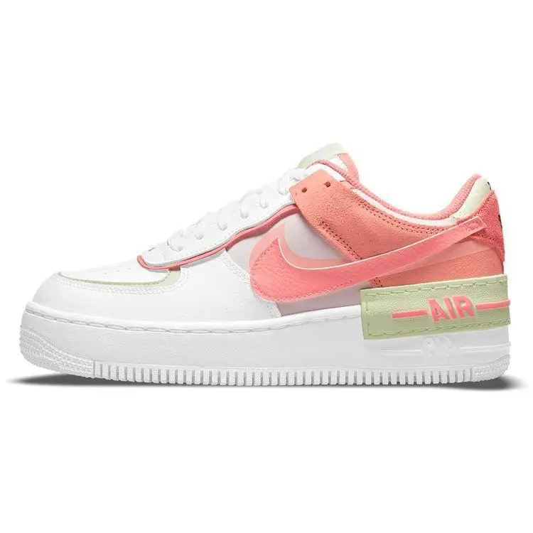 Air Force 1 Shadow Bianco Ember Magico Scarpe da Ginnastica da Donna Crimson-Bliss Lime-Ice CI0919-110 39