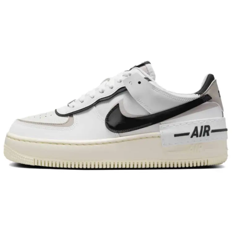 Air Force 1 Shadow Bianco Off Noir Sneakers da Donna Grigio College Tinta Platino DZ1847-110 42