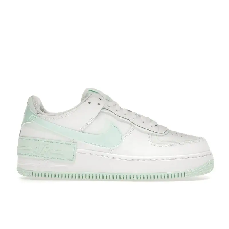 Air Force 1 Shadow Bianco Verde Chiaro Scarpe da Ginnastica da Donna Menta-Schiuma FZ3773-100 41